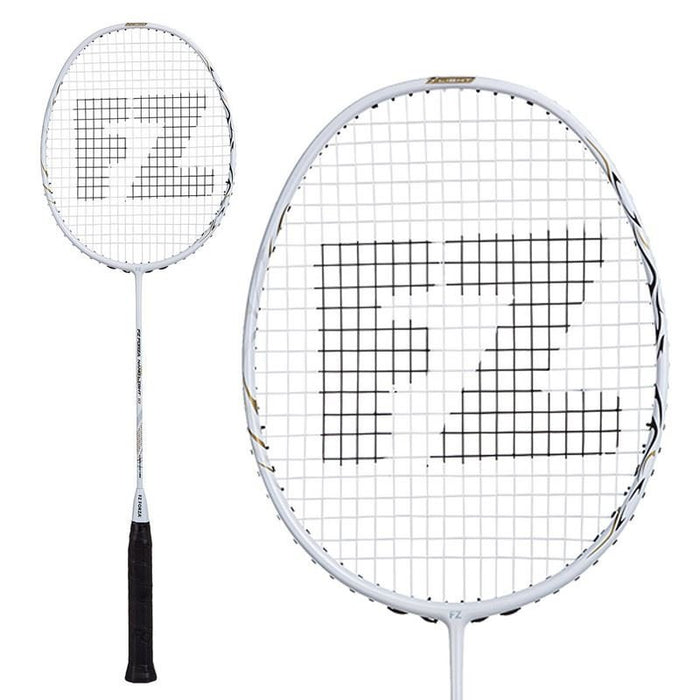 FZ Forza HT Nano Light 10 Badminton Racket Lightweight White Carbon Slim FrameForza