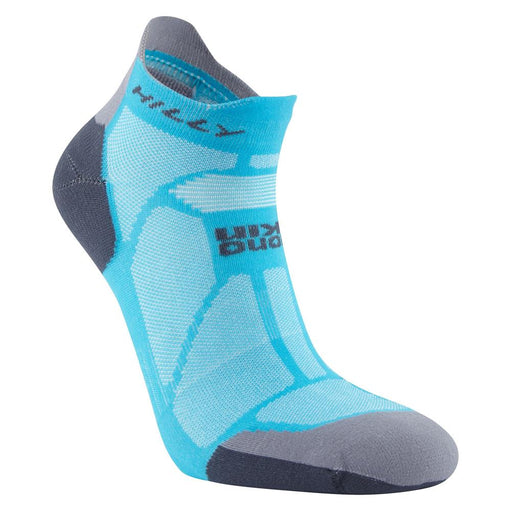 Hilly Marathon Fresh Socklet Womens Running Training Socks - Peacock / CharcoalHilly