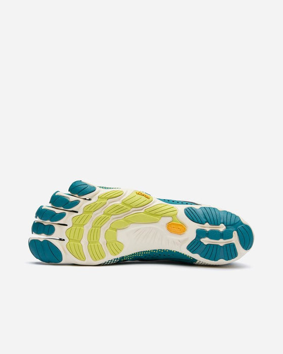Vibram FiveFingers V‑Run Womens Barefoot Athletic Shoes - Deep Lake/Ivory
