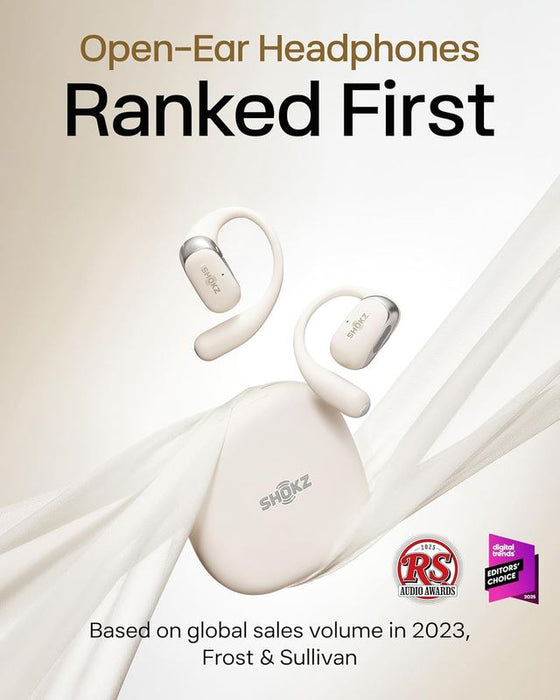 Shokz OpenFit 2 Black Open Ear Headphones Earphones