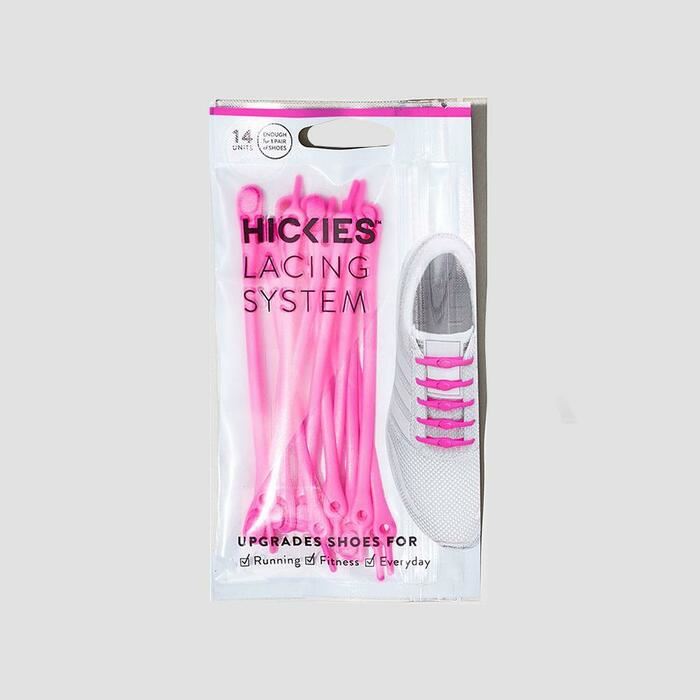 Hickies Laces Originals No Tie Elastic Shoelaces Straps 14 Pack - Neon Pink
