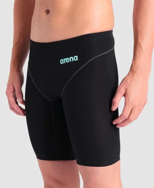 Arena Powerskin Mens Impulso Jammers Tech Suit - BLACK-TEAL