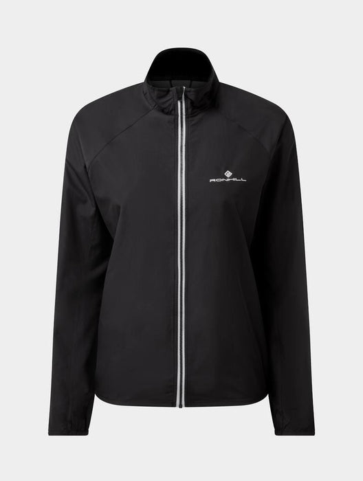 Ronhill Womens Core Running Jacket Water & Wind Resistant - Black