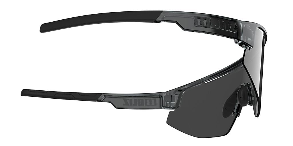 Bliz Matrix Small Sunglasses Crystal Black Frame Smoke Lens