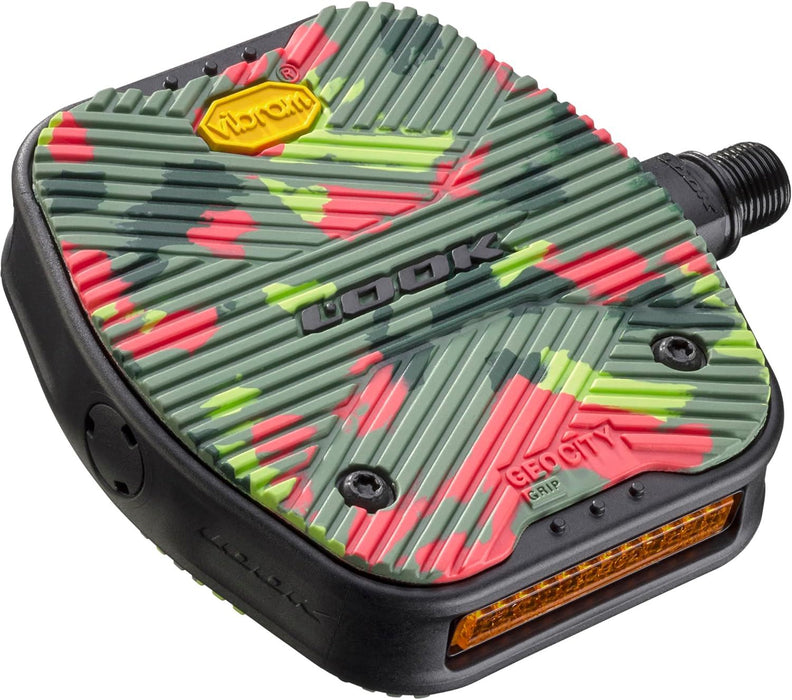 LOOK Geo City Flat Grip Pedals Urban & City Bike Pedals - Camo
