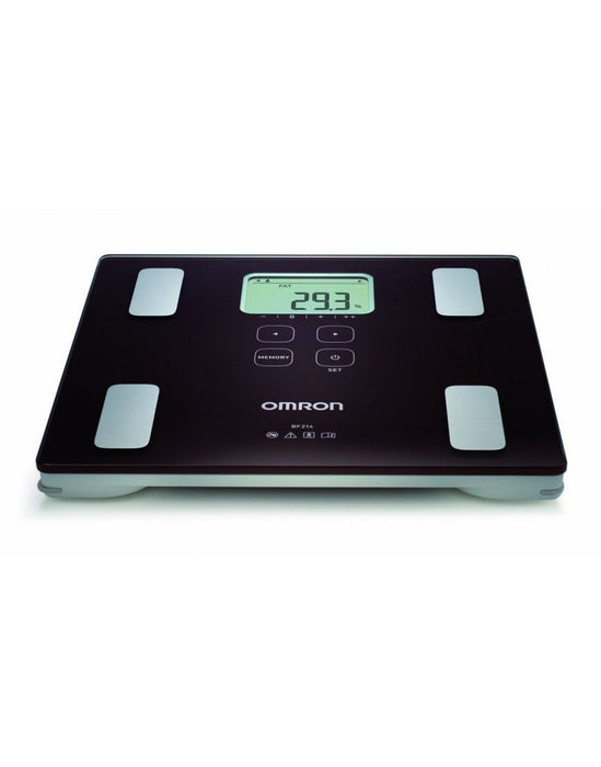 Omron BF214 Digital Weighing Scales with Body Fat Monitor & BMI Setting