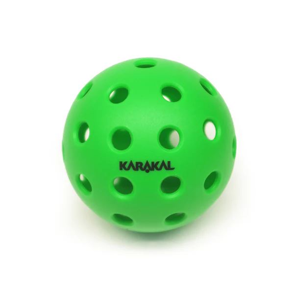 Karakal Pro 40 Outdoor Pickleballs 40 Precision Holes Pack Of 6 Green