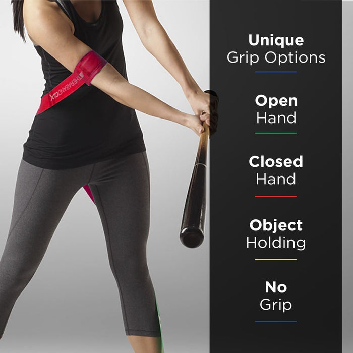 Theraband Resistance Bands Consecutive Loops Fitness Yoga Excercise Aid - RedTheraband