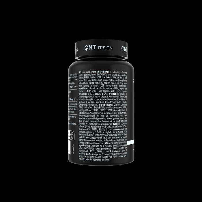 QNT Maxi L Carnitine 1000ml Energy & Fat Burner Tablets x 90