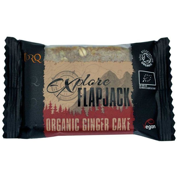 Torq Explore Flapjack Organic 65g Low Fat Natural Flavours Sports Boosters - 20 UnitsTorq