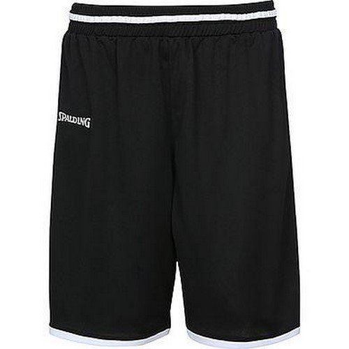 Spalding Move Shorts Mens Basketball Apparel FIBA Confirmed - Black/White *SALE*