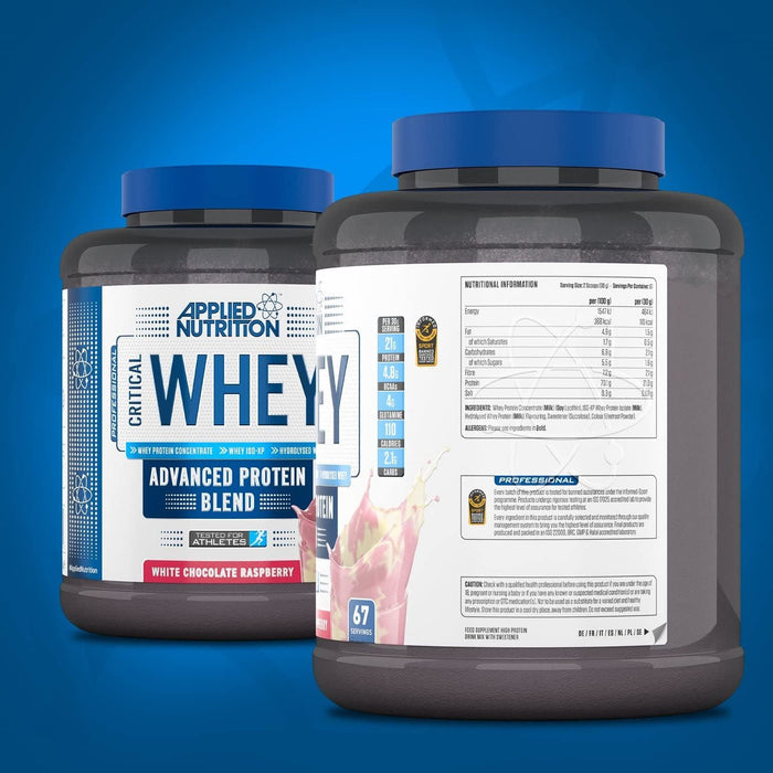 Applied Nutrition Critical Whey Protein Powder Muscle Building Gym Shake 2Kg