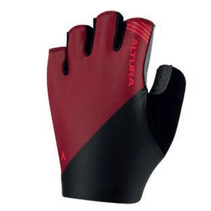 Altura Airstream Cycling Mitts | Amara Palm Memory Foam Breathable - Red