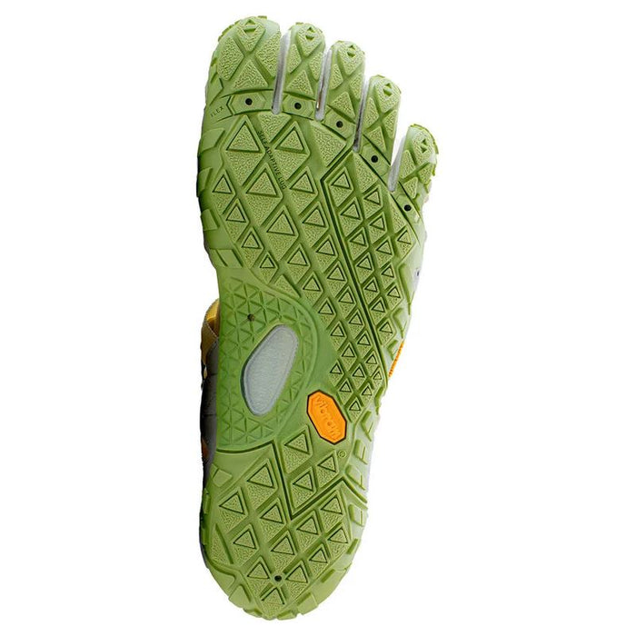 Vibram Breezandal Ladies Five Fingers Barefoot Shoes Trainers - Ivory/Green