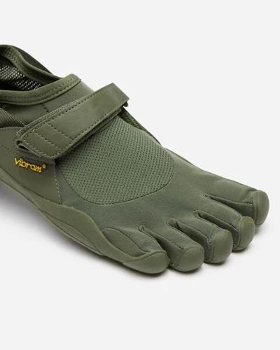 Vibram KSO VINTAGE Ladies Five Fingers Shoes Barefoot Feel Footwear - Military GreenFITNESS360