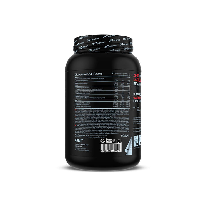 QNT Metapure Whey Isolate Zero Protein Powder 908g