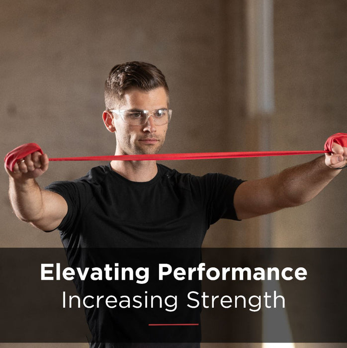 THERABAND Medium 50 Yard Latex Resistance Bands ForPhysio, Rehab & Strength - Red