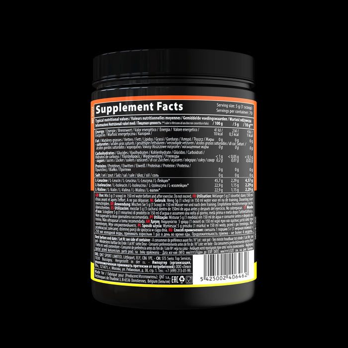QNT BCAA 8500 Pre & Post Workout Energy & Recovery Instant Powder - 350g Lemon