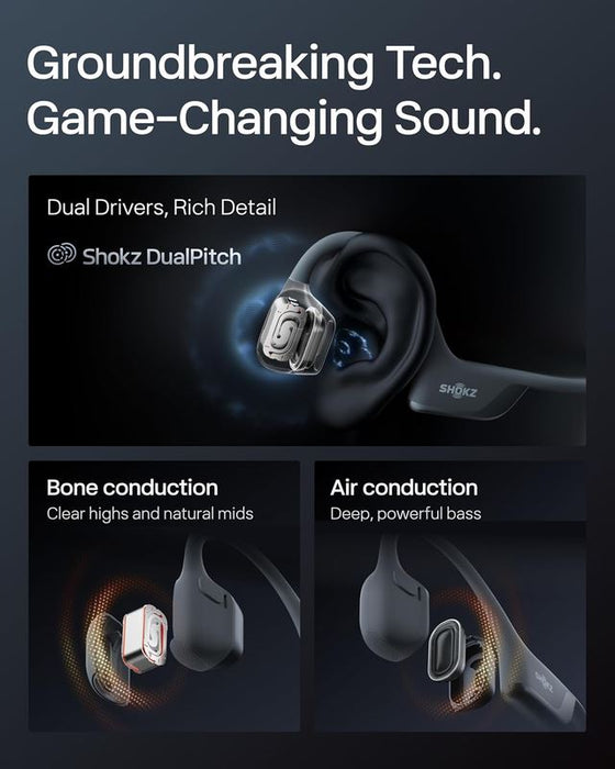 Shokz OpenRun Pro 2 Mini Open Ear Headphones Earphones