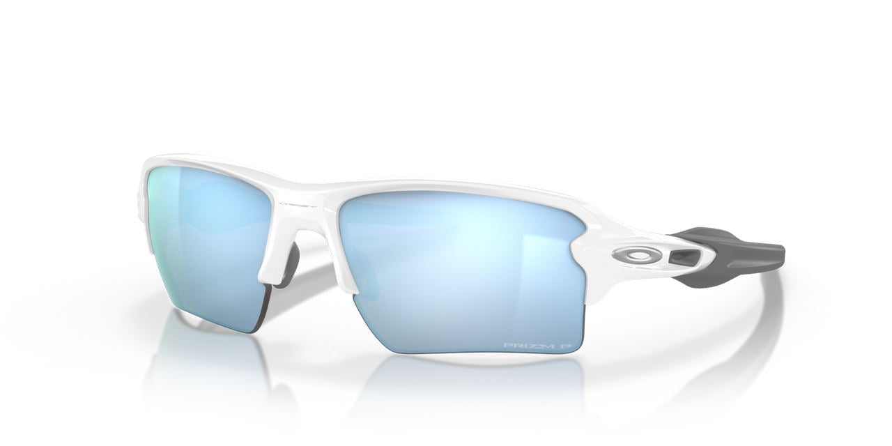 Oakley Flak 2.0 XL Sports Sunglasses Polished White Frame Prizm