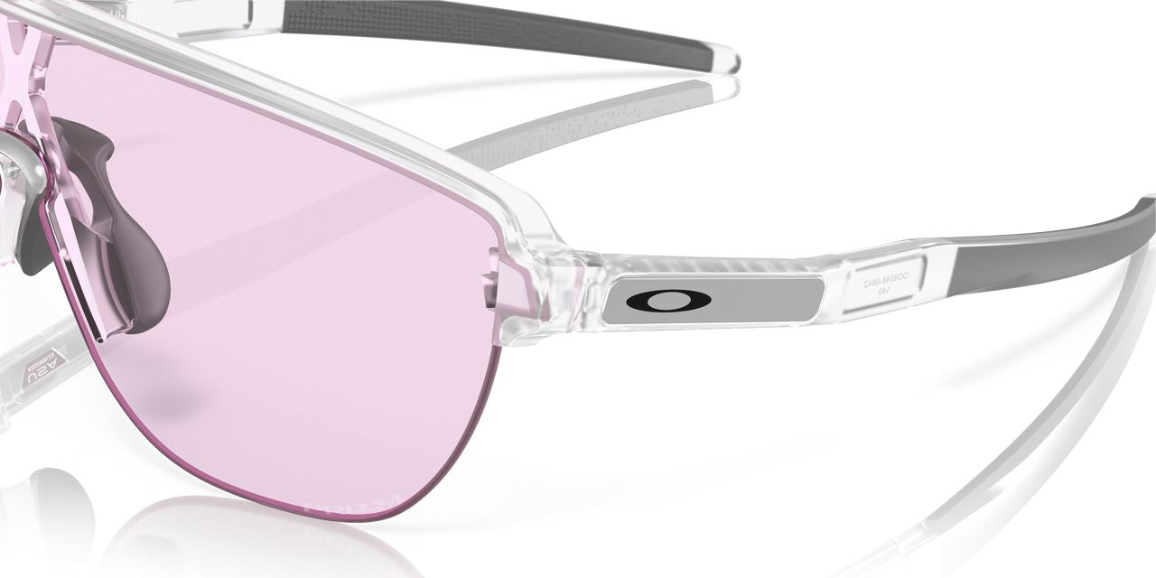 Oakley Corridor Sunglasses Matte Clear Sports Non Slip Frames Low Light Lenses