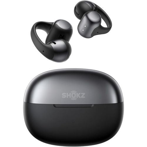 Shokz OpenDots One Bluetooth Open Ear Earbuds & Wireless Headphones - Black