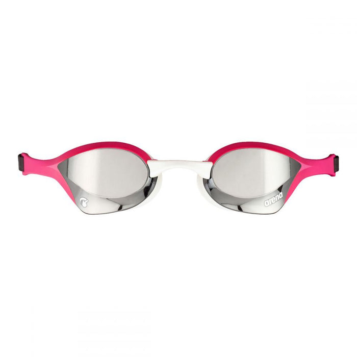 Arena Swimming Goggles Cobra Ultra Swipe Mirror - Anti Fog - Silver / Pink