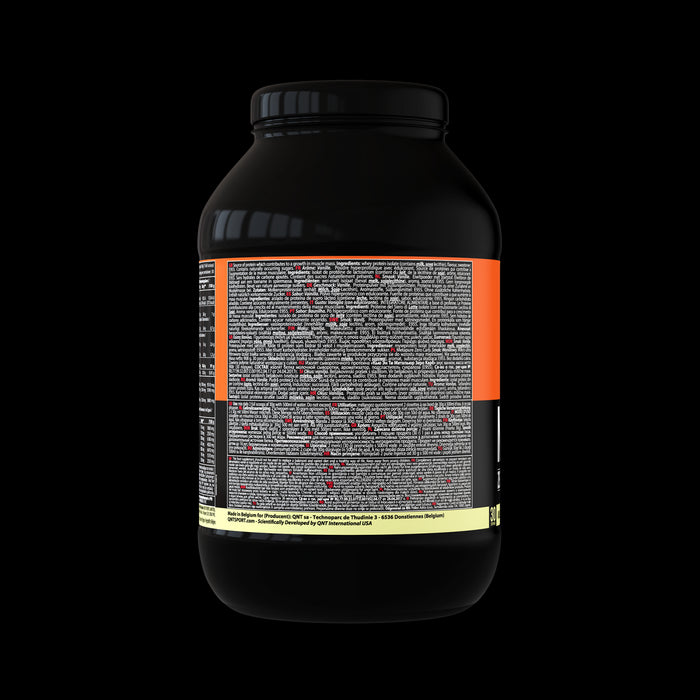QNT Metpaure Zero Carb Fat Free Whey Protein Isolate Powder (Vanilla) 908g