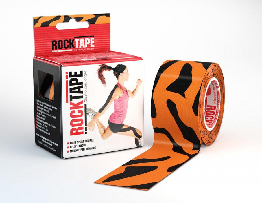 Rocktape Strong Adhesive Kinesiology Tape Patterned Rolls x 3RockTape