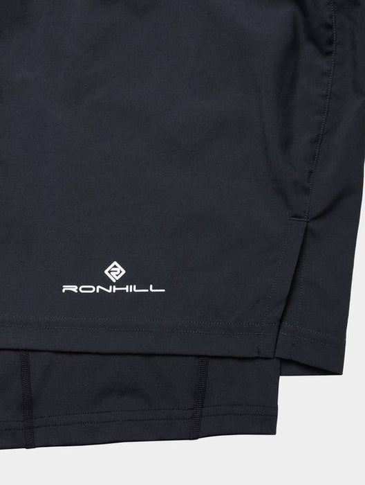 Ronhill Running Shorts Men's Core Twin 5Inches Short Performance & Comfort - Black
