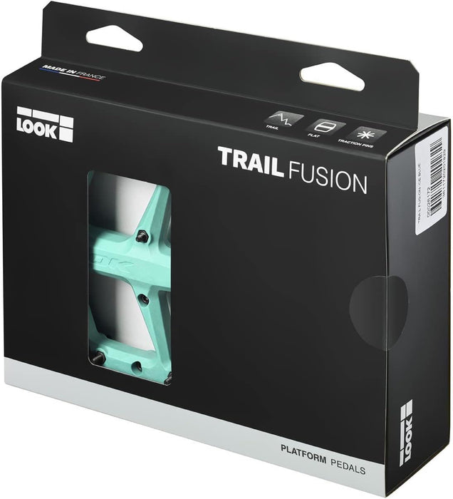 LOOK Trail Fusion Bike Pedals Lightweight Composite Flat With 8 Pinks