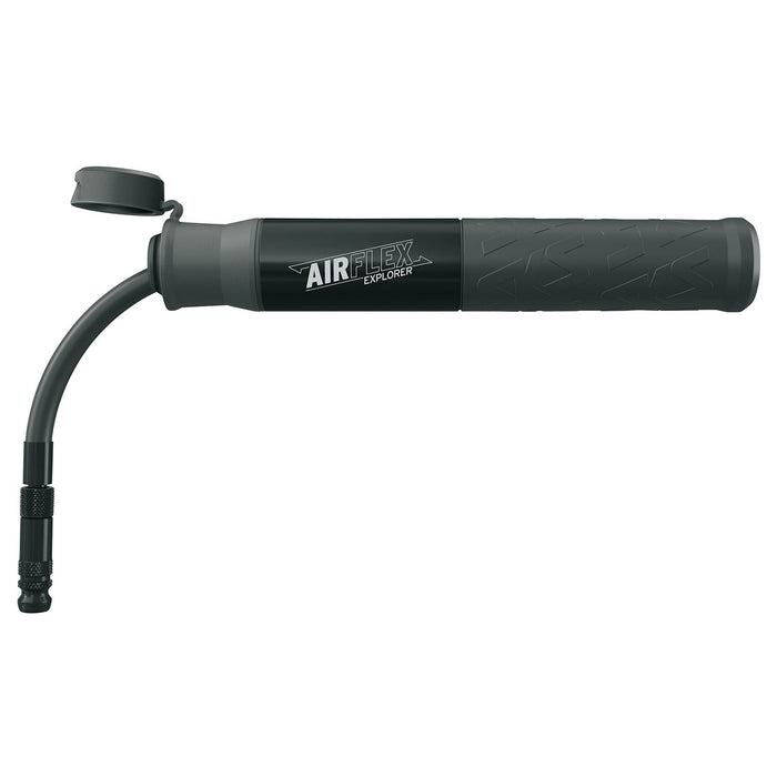 SKS Airflex Explorer Mini Bike Tyre Pump With Retractable Hose - Dual Valve Head