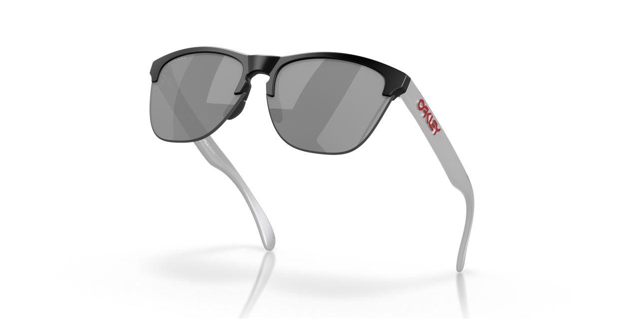 Oakley Frogskins Lite Sports Sunglasses Black Lenses Matte Black Frame Glasses
