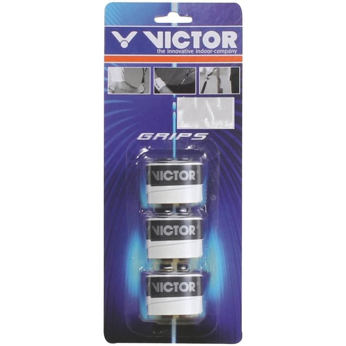 Victor Badminton Tennis Racket Over Grip ( 3 Pcs ) White