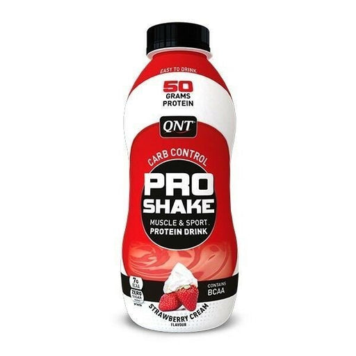 QNT Pro Shake Muscle & Sport Low Carb Protein Drink Strawberry 12 X 500mlQNT