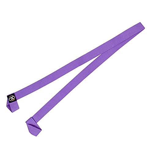 Fitness Mad Deluxe Yoga Pilates Belt Mat Block Carry Belt And Strap-Purple