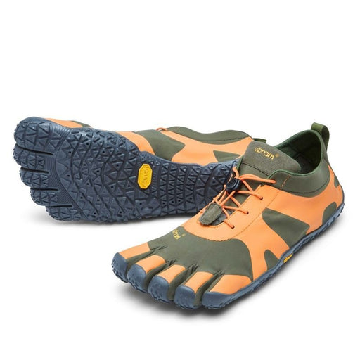 Vibram V - Run Alpha Mens Trainers Lightweight Five Fingers Military Orange ShoesFITNESS360