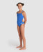 Arena Girls Team Swimsuit Challenge Solid Quick Dry Training Swimwear RoyalArena