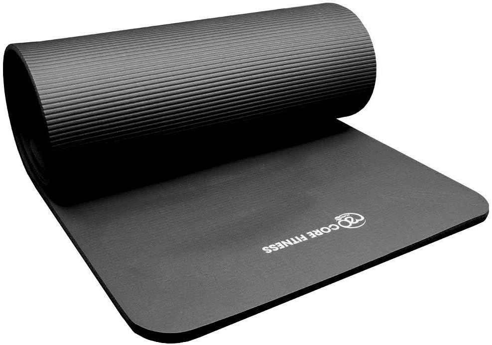 Fitness Mad Core Fitness Exercise Mat 182cm - Black