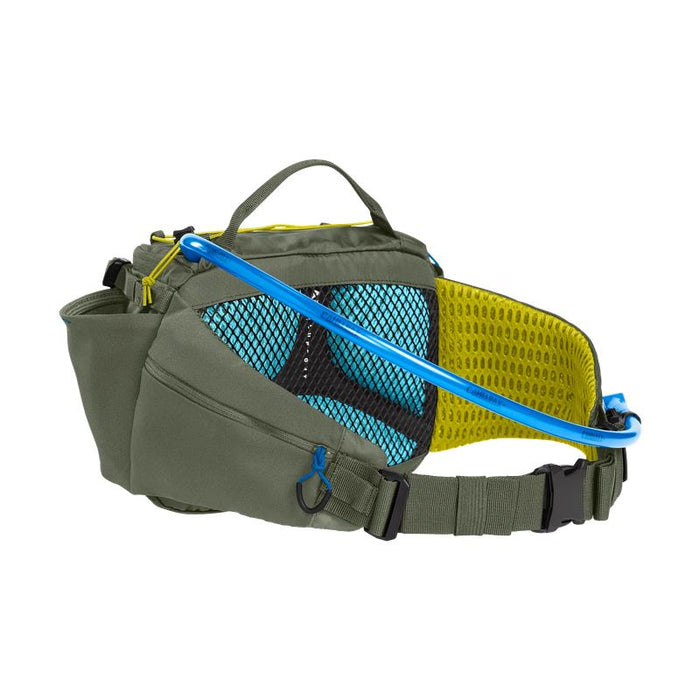 CamelBak Podium Flow 2 Waist Pack with 21oz Podium Dirt Bottle Lightweight Hydration Belt with Secure Storage