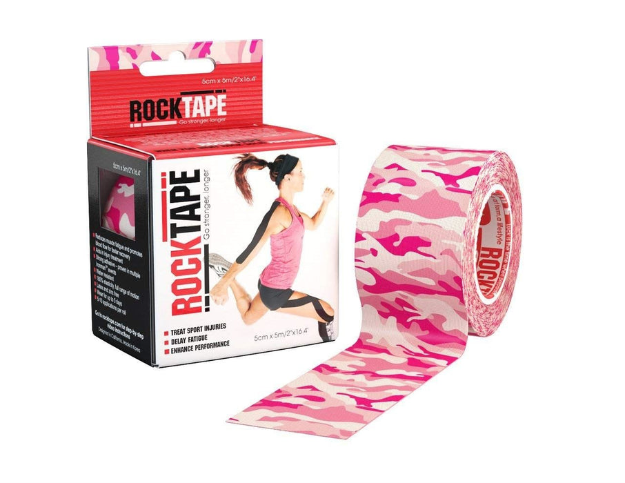 Rocktape Strong Adhesive Kinesiology Tape Patterned RollRockTape