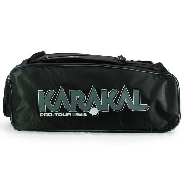 Karakal Pro Tour 2.1 Elite 12 Racket Bag Wet & Dry Compartment Side Pockets WhiteFITNESS360