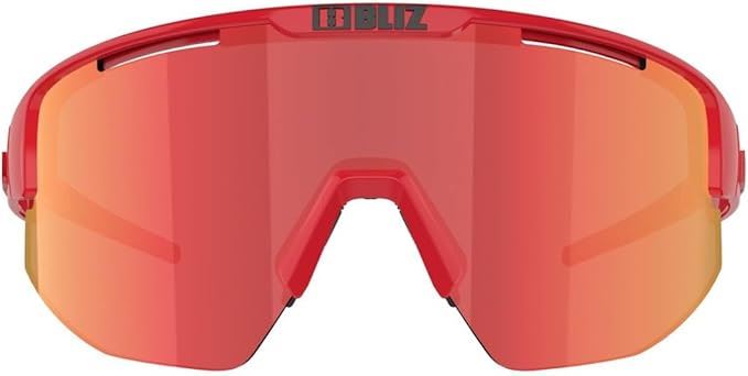 Bliz Matrix Sunglasses Cycling Sports Use Red Frame Red Lens