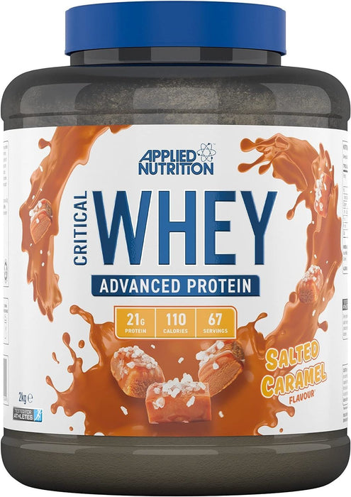 Applied Nutrition Critical Whey Muscle Protein Powder Salted Caramel Shake 2KgApplied Nutrition