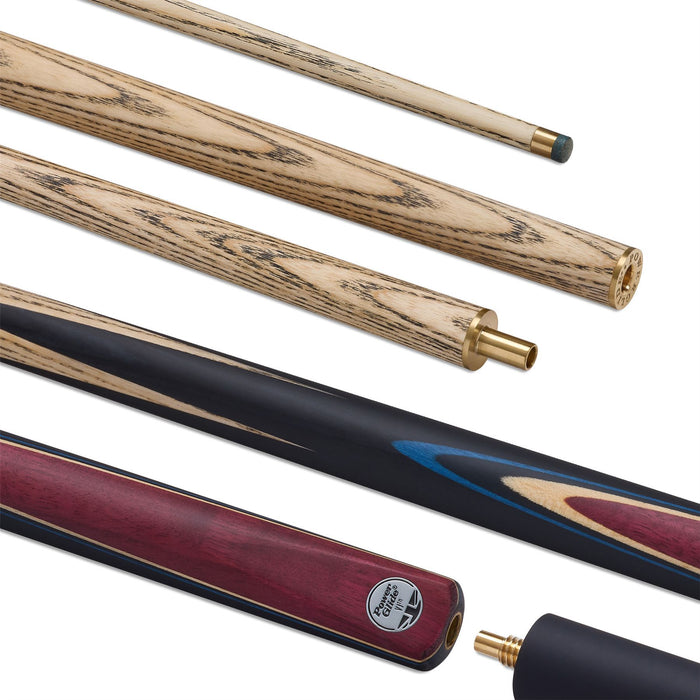 PowerGlide VI Premium Ash 3/4 Snooker Cue + Extension
