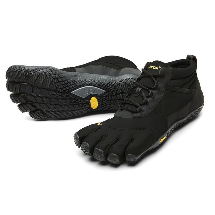 Vibram V-TREK INSULATED Mens Five Fingers Barefoot Feel Trainers - Black