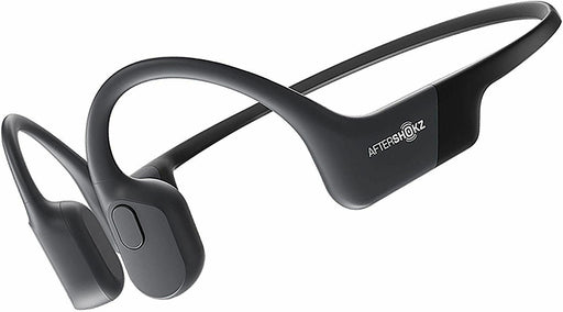 AfterShokz Aeropex Bone Conduction Headphones Open Ear Wireless - Cosmic BlackFITNESS360