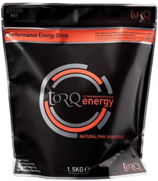 Torq Energy Drink 1.5kg Re-energize & Hydrate with Carbohydrates Natural Flavour Drink Supplement