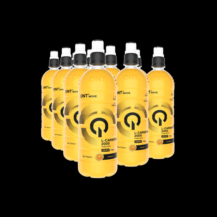 QNT L-Carnatine Fat Burning Fitness Low Calorie Drink 24x700ml