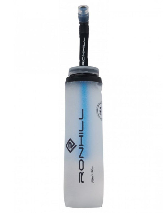 Ronhill Fuel Flask With Long Straw Lightweight Roll Up Silicone Bottle - 500ml